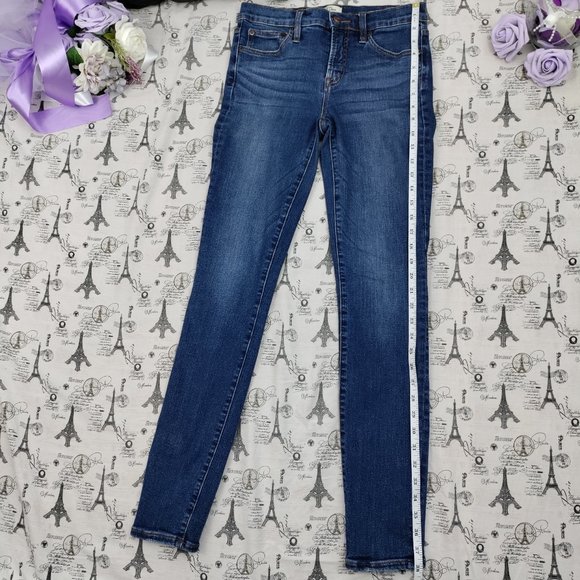 J. Crew 8" Toothpick Jean in Vista Wash Size 27T - Picture 15 of 16